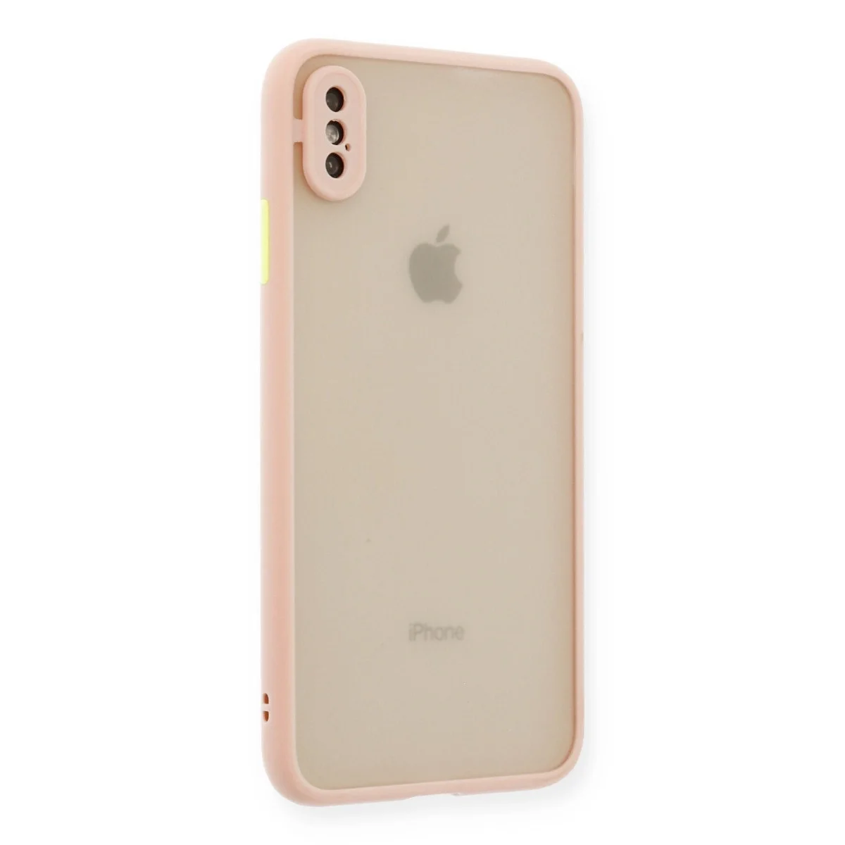 Apple İphone Xs Max Kılıf Montreal Silikon Kapak - Pembe görsel 2