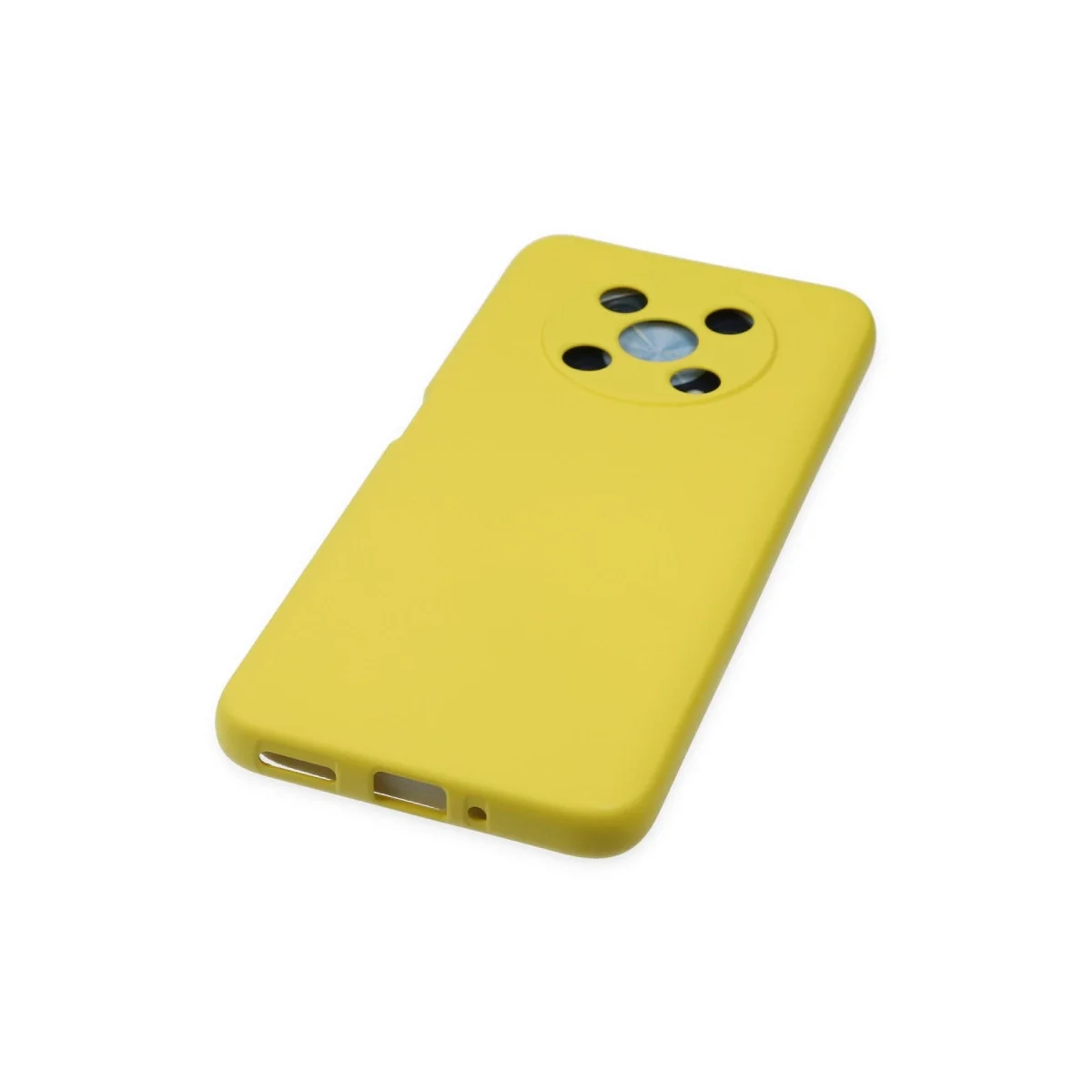 Huawei Nova Y90 Kılıf Nano İçi Kadife Silikon - Sarı görsel 3