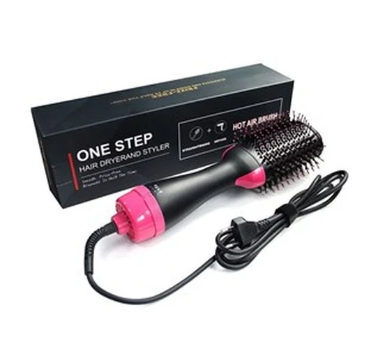 2İN1 One Step Kurutmalı Saç Düzleştirici - Elektrikli Fön Tarak 1200W