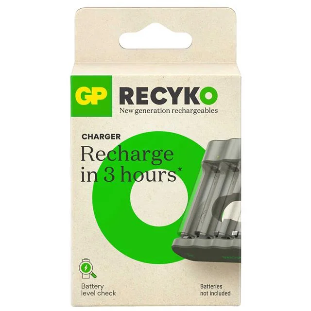 GP Recyko B441 Usb 4’lü AA - AAA Pil Şarj Cihazı (GPACSB44103 GPB441R21-2GTLB1) görsel 2