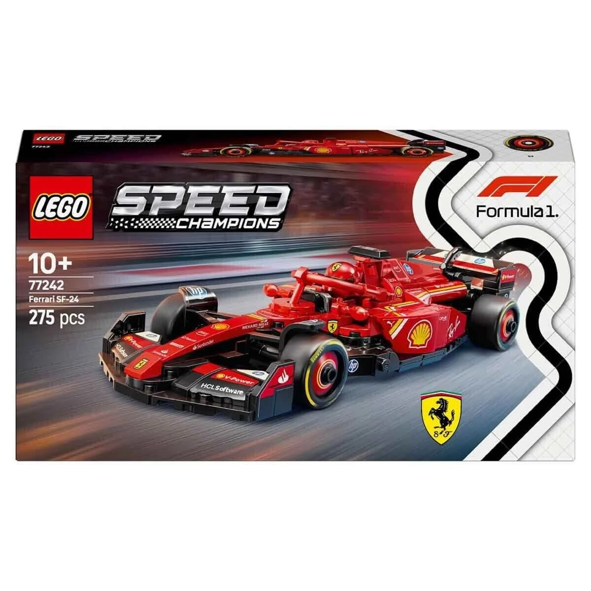 77242 Lego Speed Champ.Ferrari SF-24 F1 Yarış Arabası 275 parça +10 yaş görsel 7