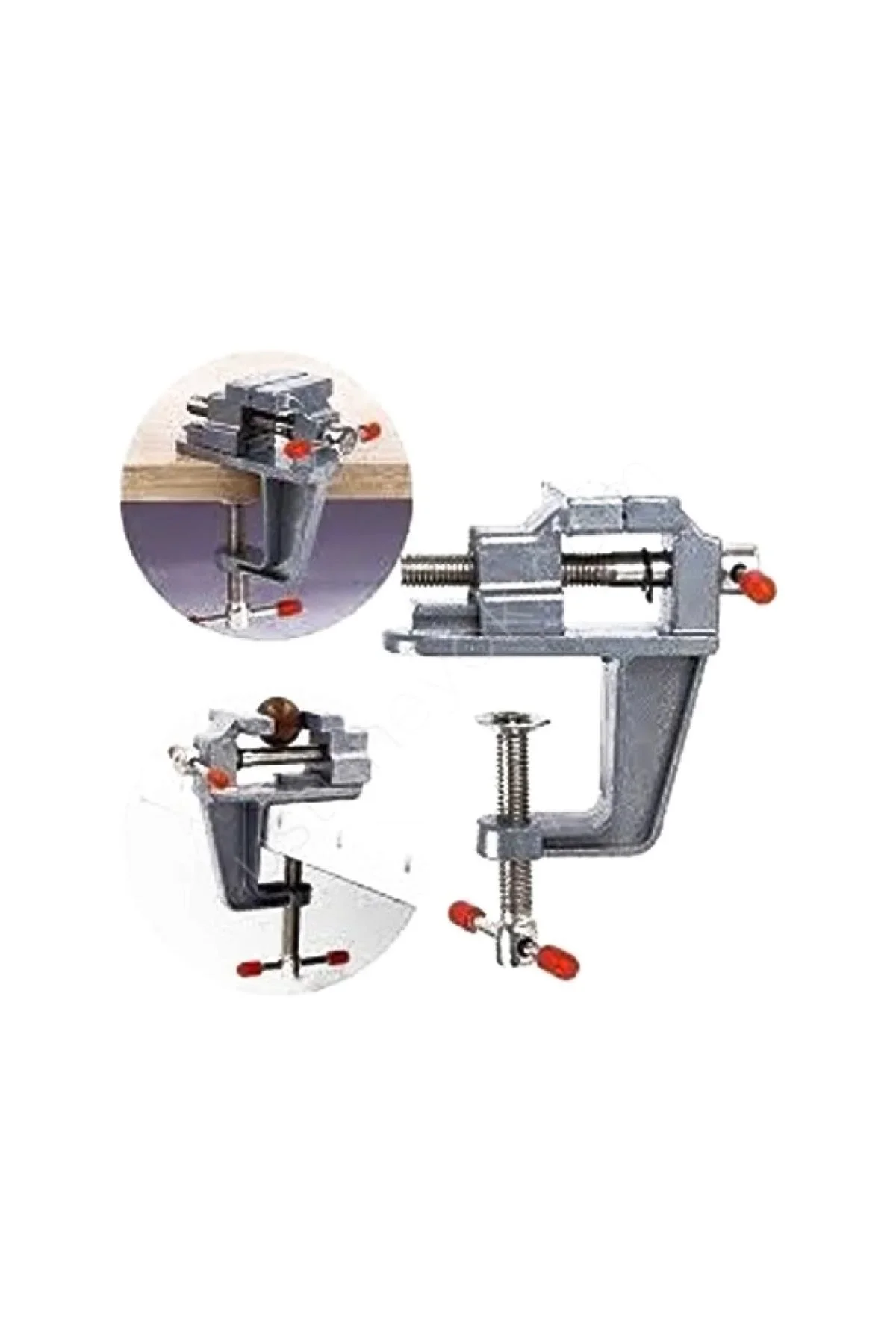 Mini Masa Tezgah Hobi Mengenesi Sabitleme Sıkıştırma Aparat 30mm görsel 4
