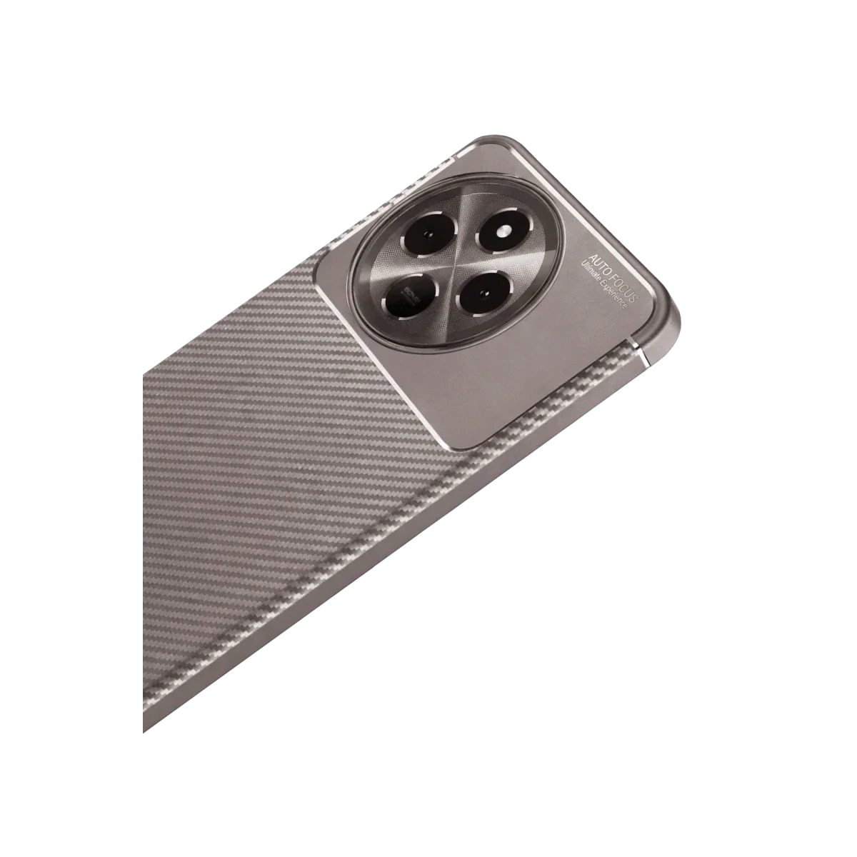 Tecno Spark 30 Pro Kılıf Auto Focus Karbon Kapak - Gri görsel 3