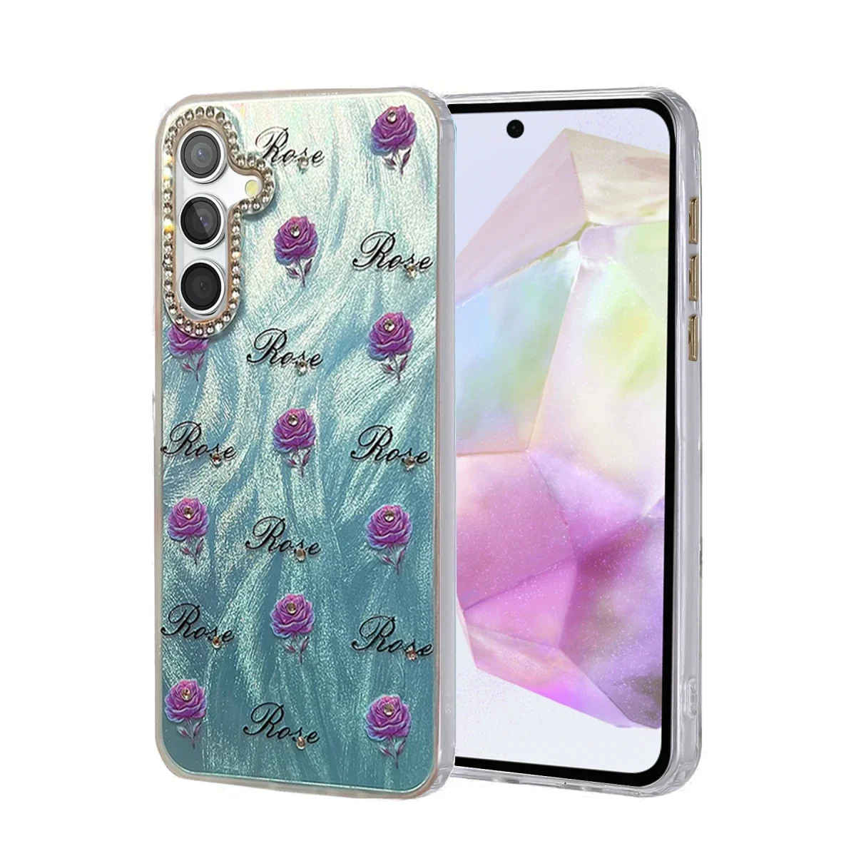 Samsung Galaxy A35 5G Kılıf Blade Aynalı Desenli Kapak - Desen 9