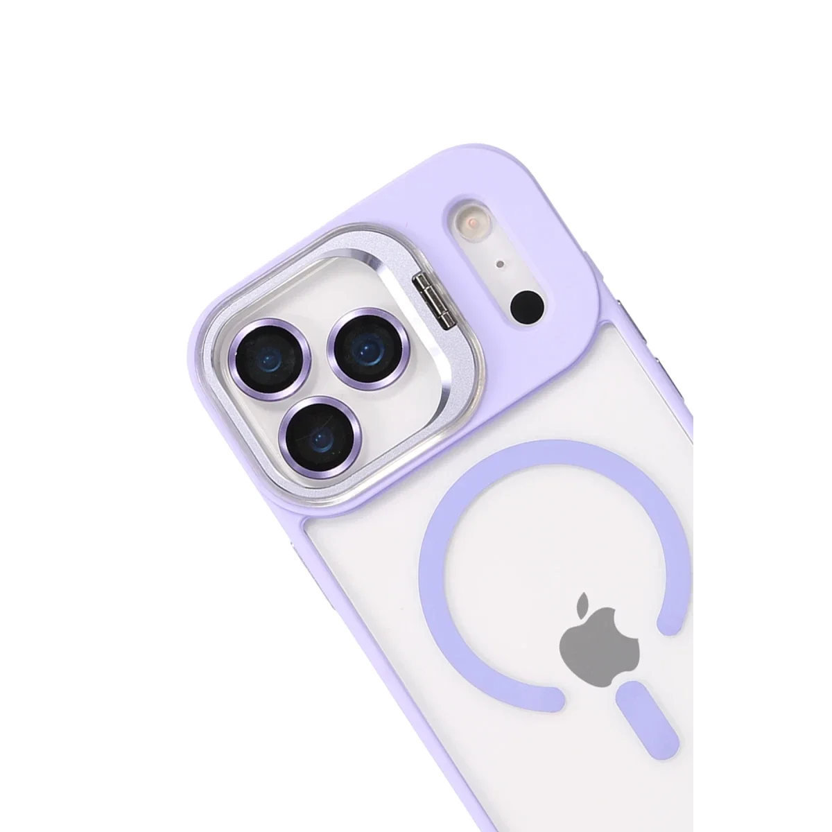 Joko Apple iPhone 17 Pro Max Remim Lensli Magsafe Standlı Kapak - Lila görsel 3