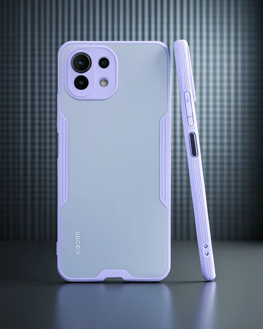 Xiaomi Mi 11 Lite Kılıf Platin Silikon - Lila