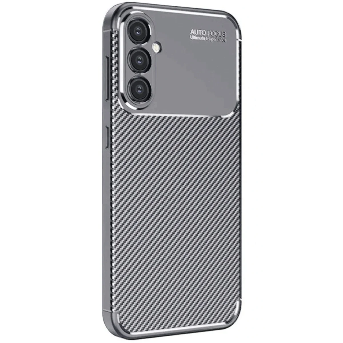 Samsung Galaxy A26 Kılıf Auto Focus Karbon Kapak - Gri