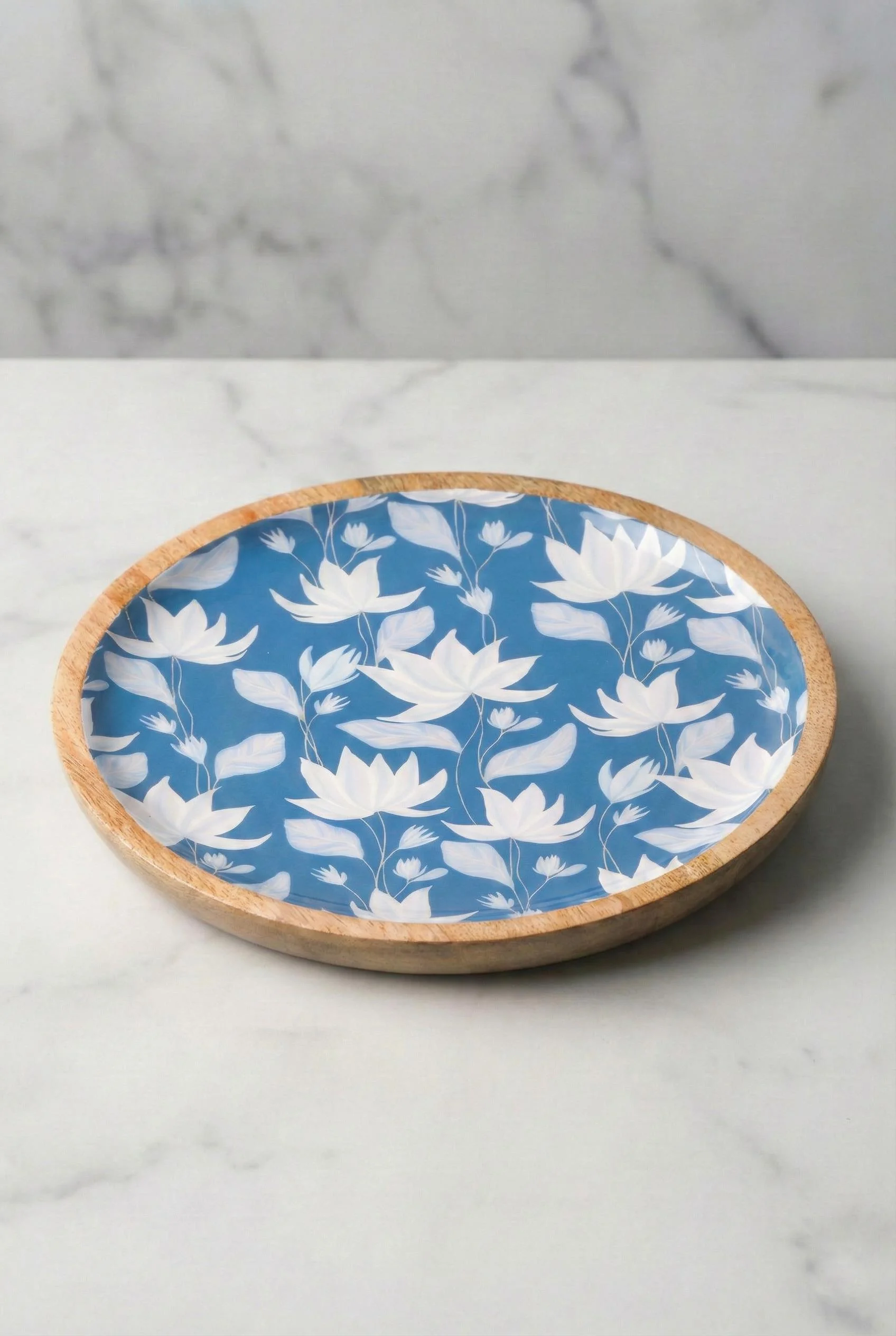 Mango Agacı Pasta Tabağı & Sunum Tabağı 20 Cm Desenli görsel 5