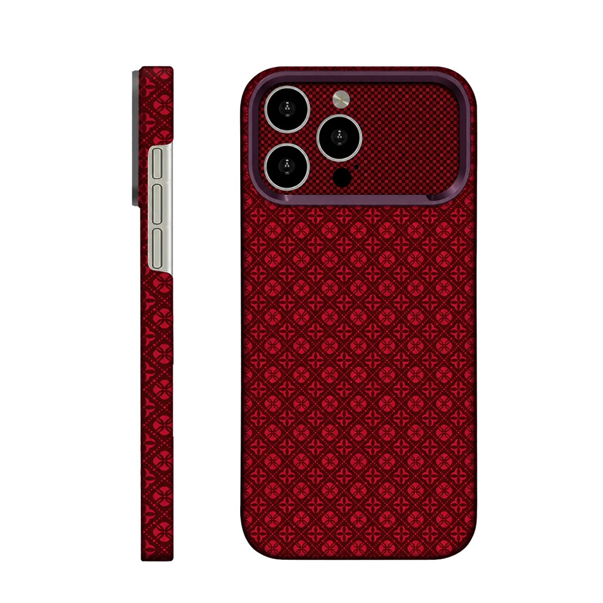 Joko Apple iPhone 14 Pro Deluxe Lensli Magsafe Kapak - Kırmızı