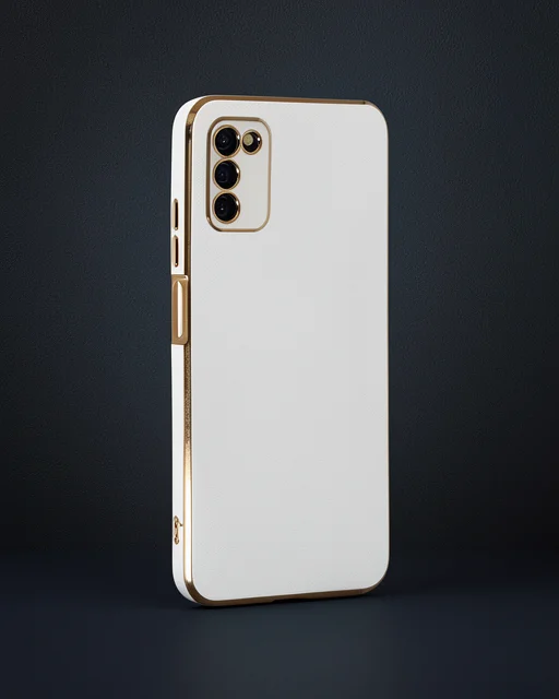 Samsung Galaxy A03s Kılıf Volet Silikon - Beyaz
