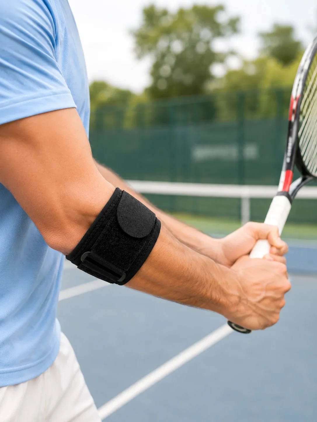 Ayarlanabilir Epikondilit Bandı Tenis Golf ve Sporcu Dirsek Desteği görsel 2