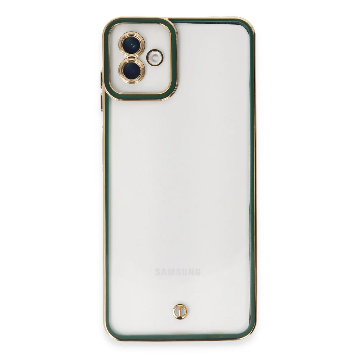 Samsung Galaxy A04 Kılıf Liva Lens Silikon - Yeşil görsel 2