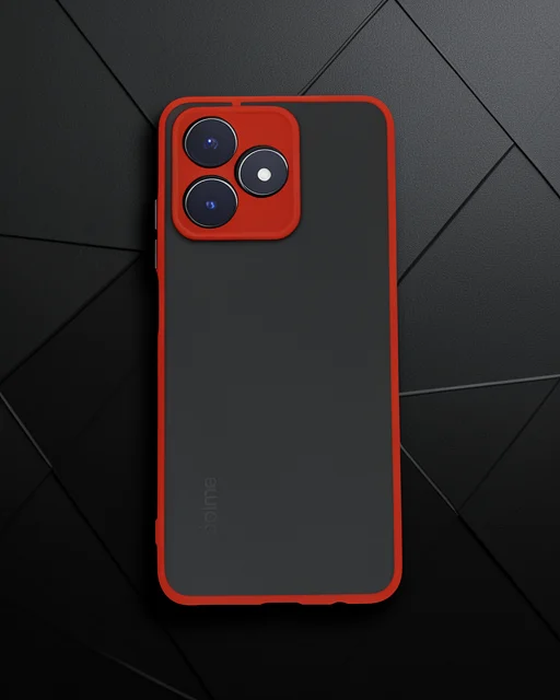 Realme C53 Kılıf Montreal Silikon Kapak - Kırmızı