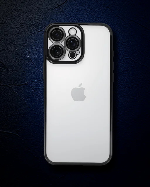 Apple İphone 16 Pro Kılıf Razer Lensli Silikon - Siyah