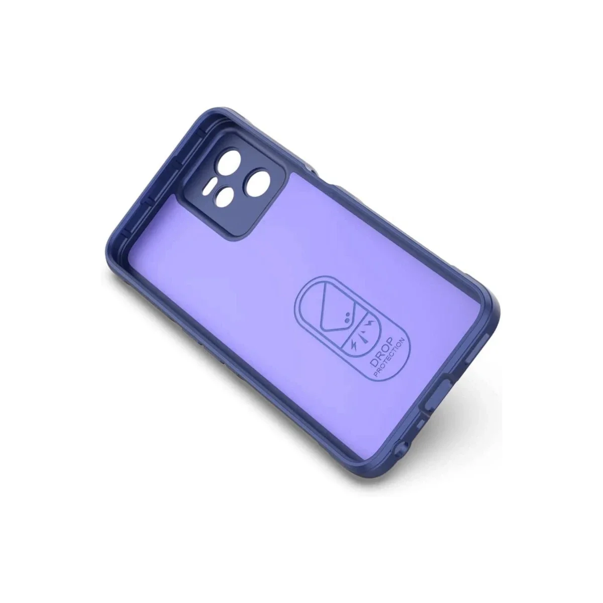 Realme C35 Kılıf Optimum Silikon - Lacivert görsel 4