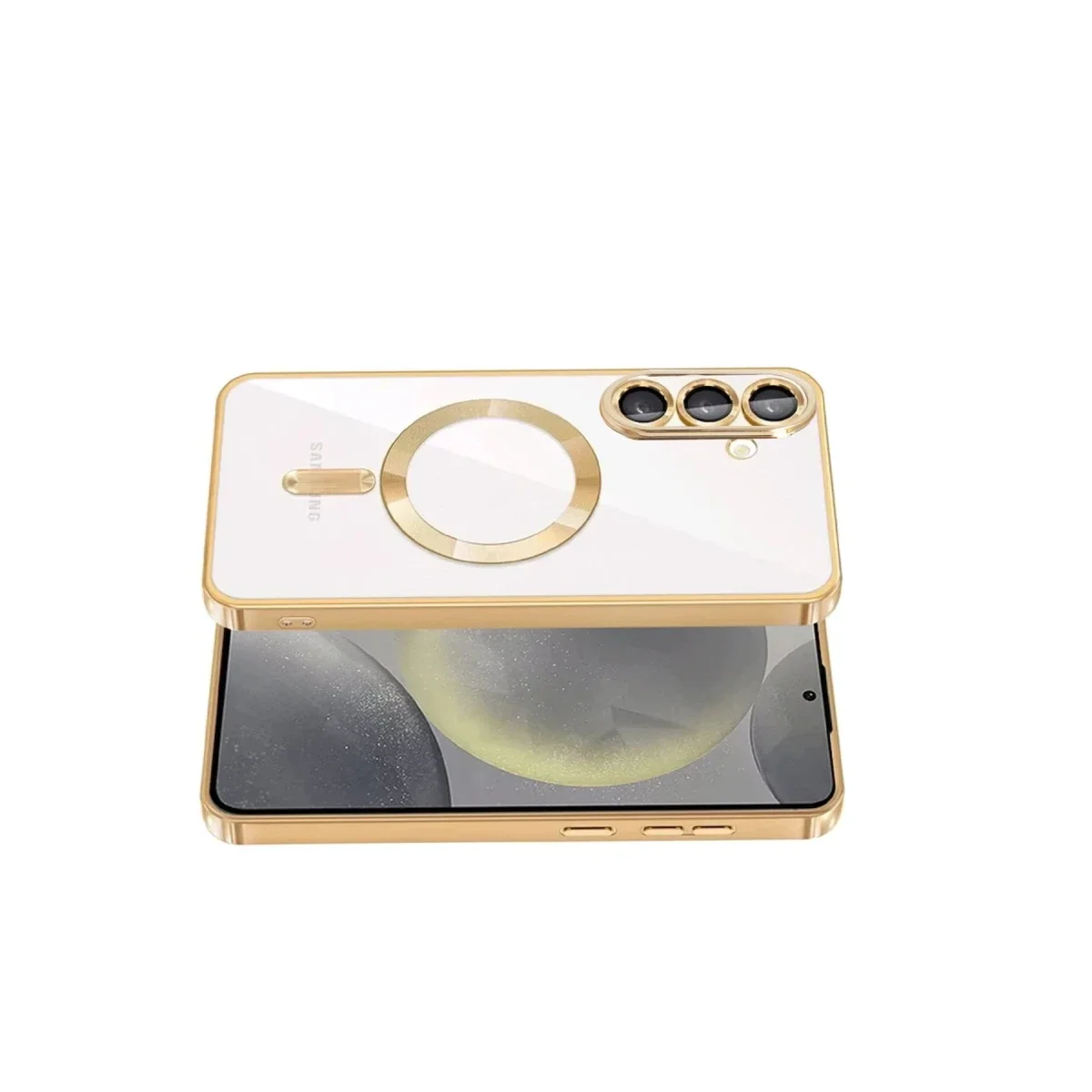 Samsung Galaxy A57 5G Kross Magneticsafe Kapak - Gold görsel 3
