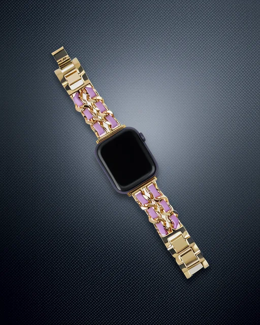 Watch 22mm Kr405 Metal Bakla Kordon (saat Değildir) - Lila