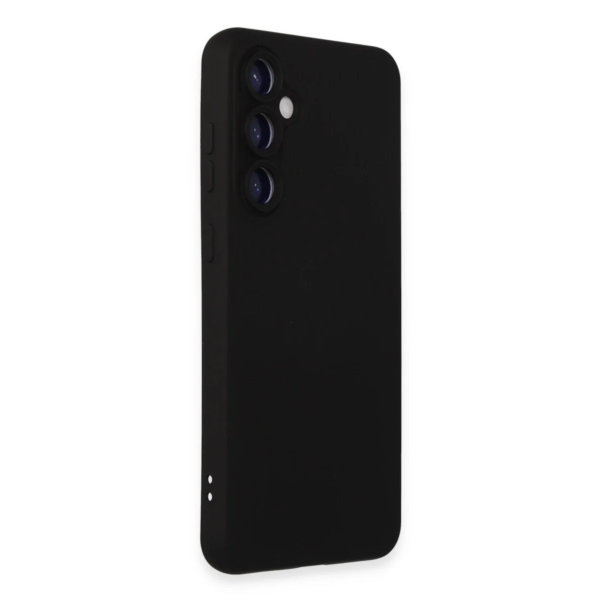 Samsung Galaxy S24 Kılıf Nano İçi Kadife Silikon - Siyah görsel 2