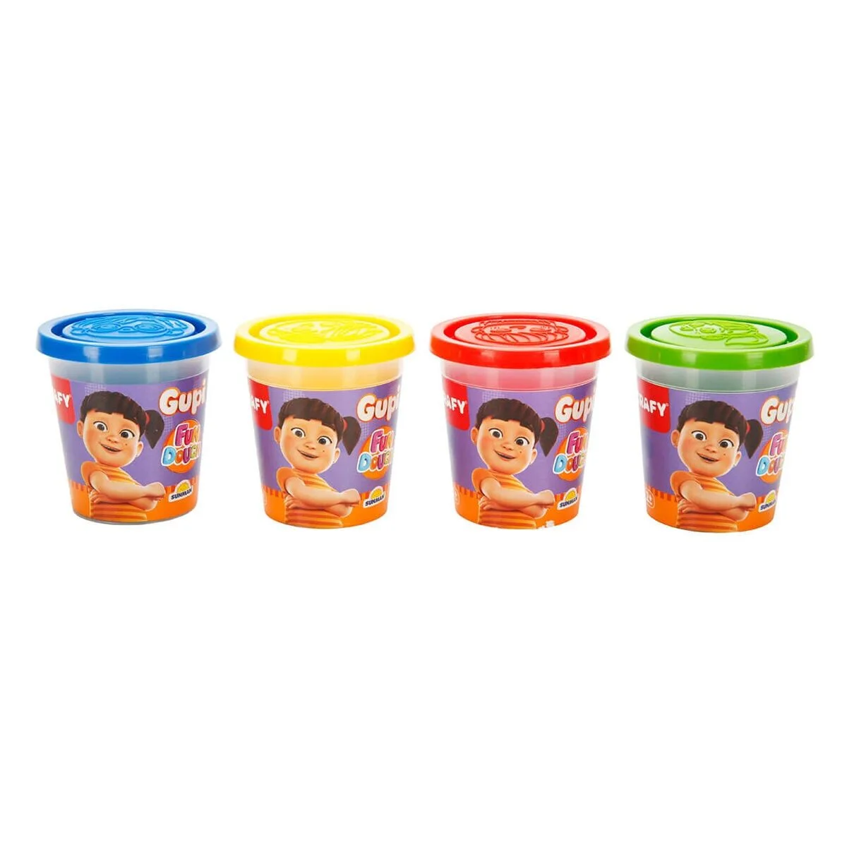 6715 Sun-sabc-crf-oyun Hamuru 4LÜ Gupi 4X120GR Gup görsel 2