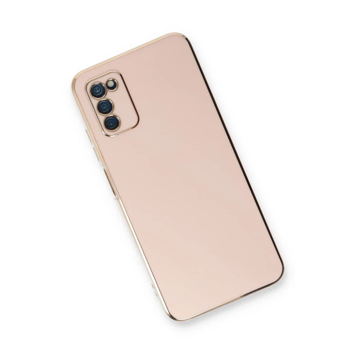 Samsung Galaxy A03S Kılıf Volet Silikon - Pembe görsel 3