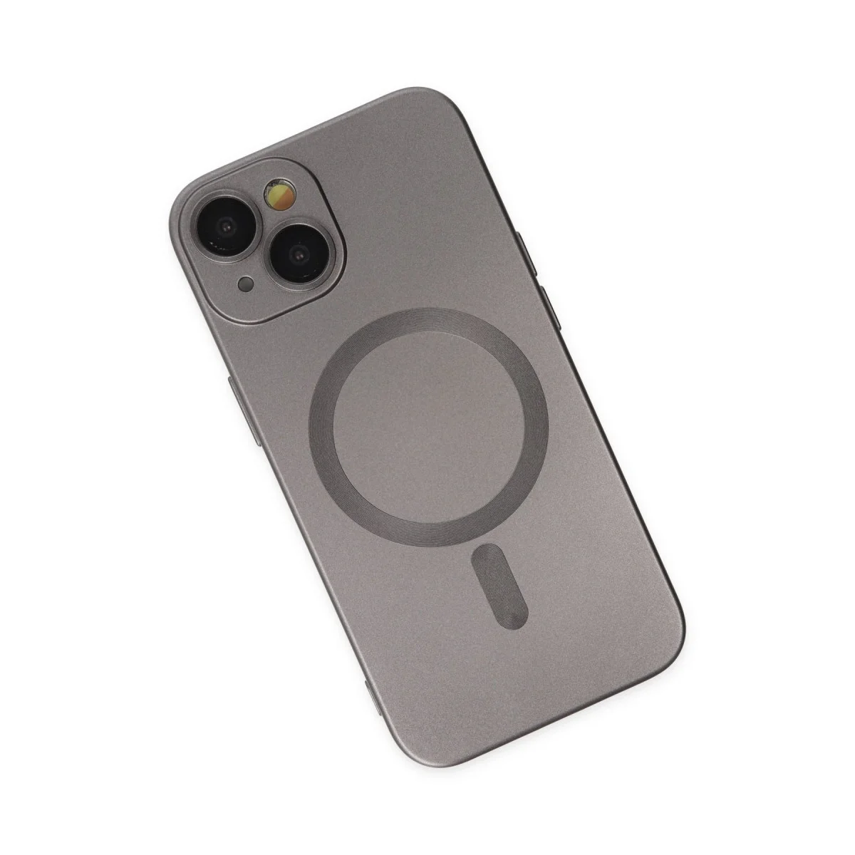Apple İphone 14 Plus Kılıf Moshi Lens Magneticsafe Silikon - Füme görsel 3