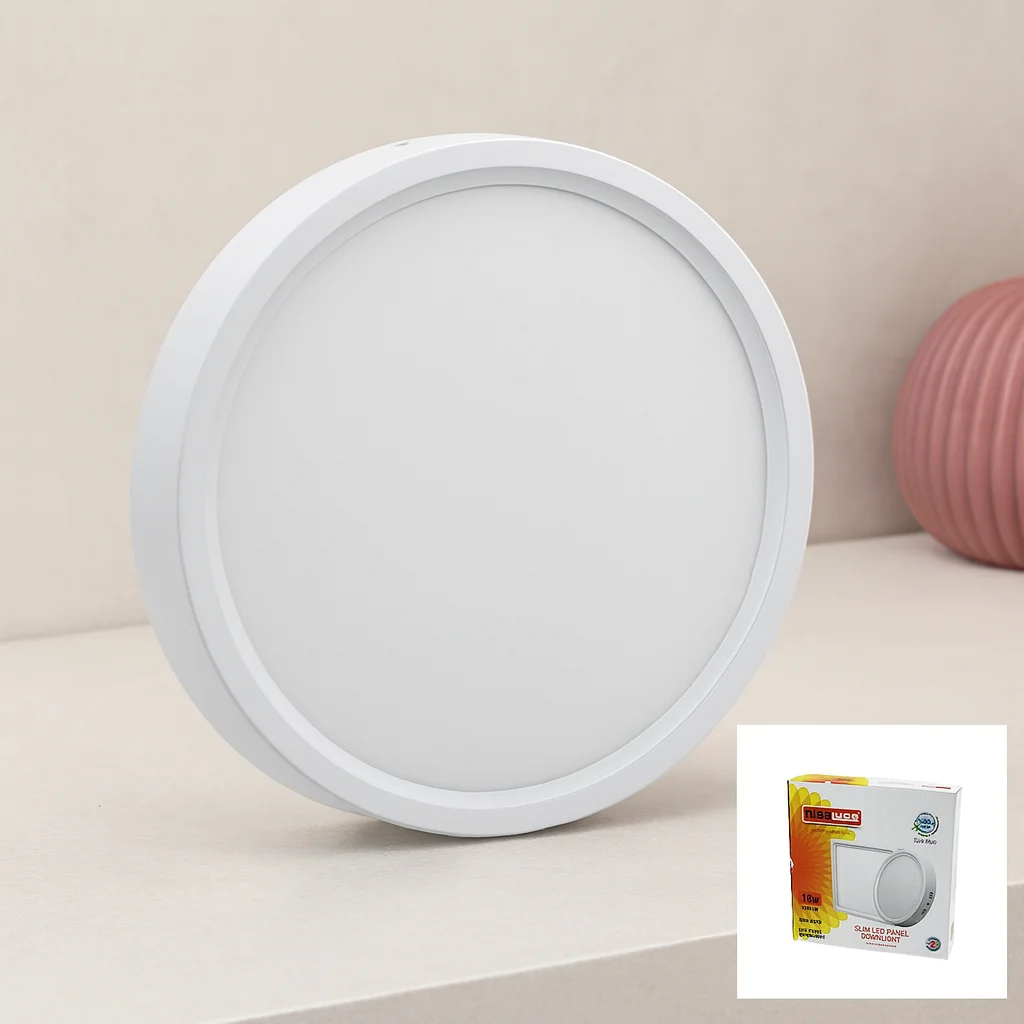 18W 6500K Yuvarlak LED Slim Panel 20.5 cm - 1260 lm