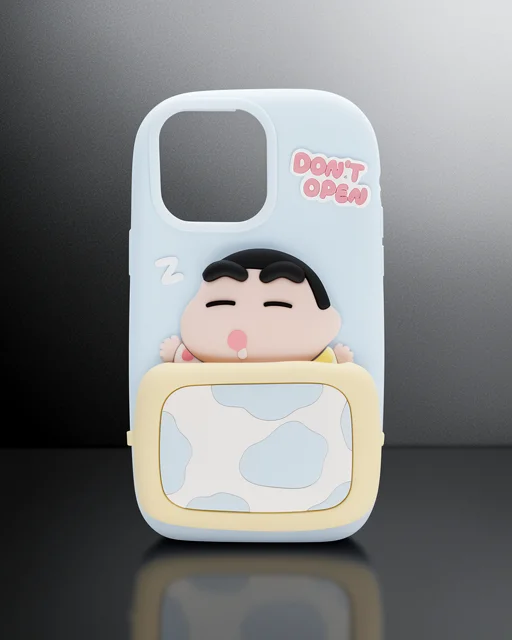 Apple İphone 15 Pro Max Kılıf Poky Karakter Silikon Kapak - Desen 3