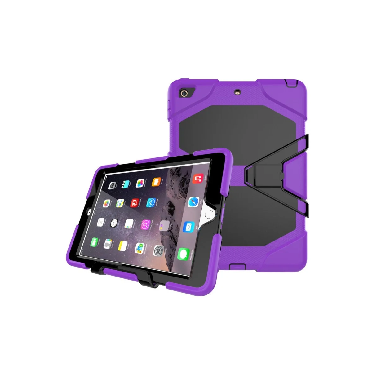 Apple İpad 5 Air 9.7 Kılıf Griffin Tablet Kapak - Mor görsel 2
