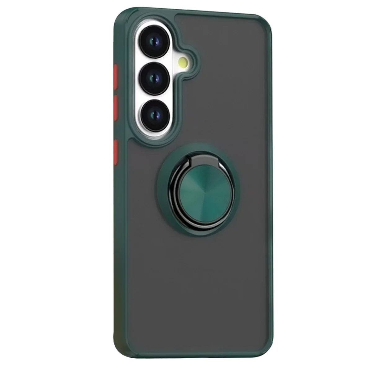 Samsung Galaxy S26 Montreal Yüzüklü Silikon Kapak - Yeşil görsel 2