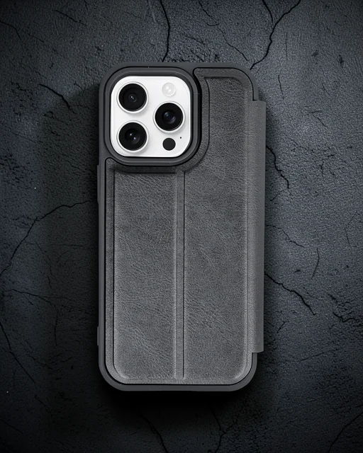 Apple İphone 14 Pro Kılıf Flip Cover - Siyah