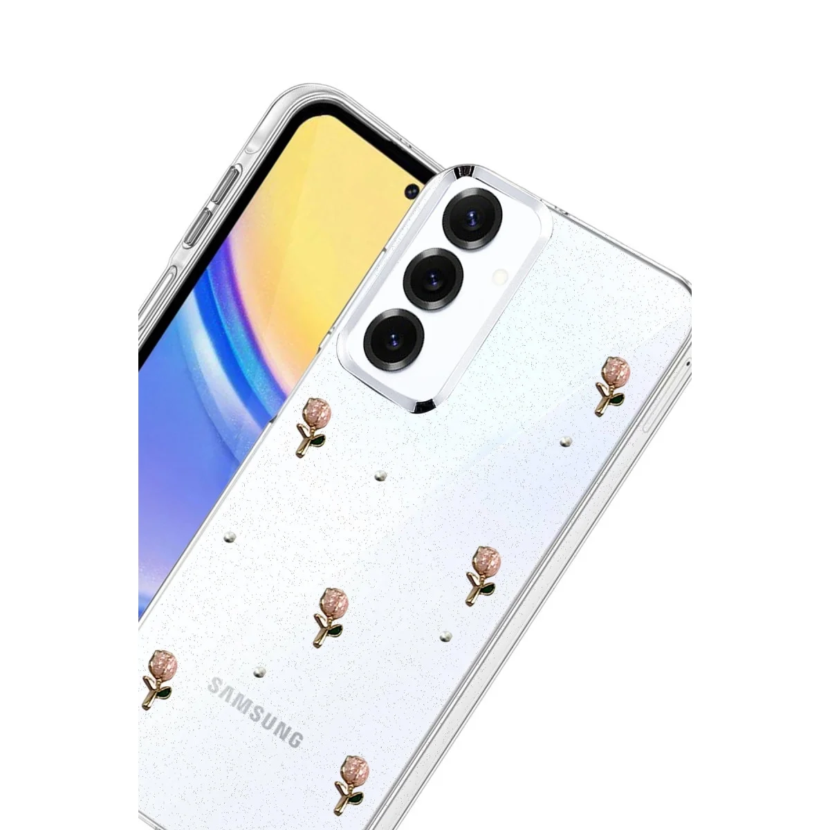 Samsung Galaxy A34 5g Fiyonk Desenli Kapak - Desen 6 görsel 3