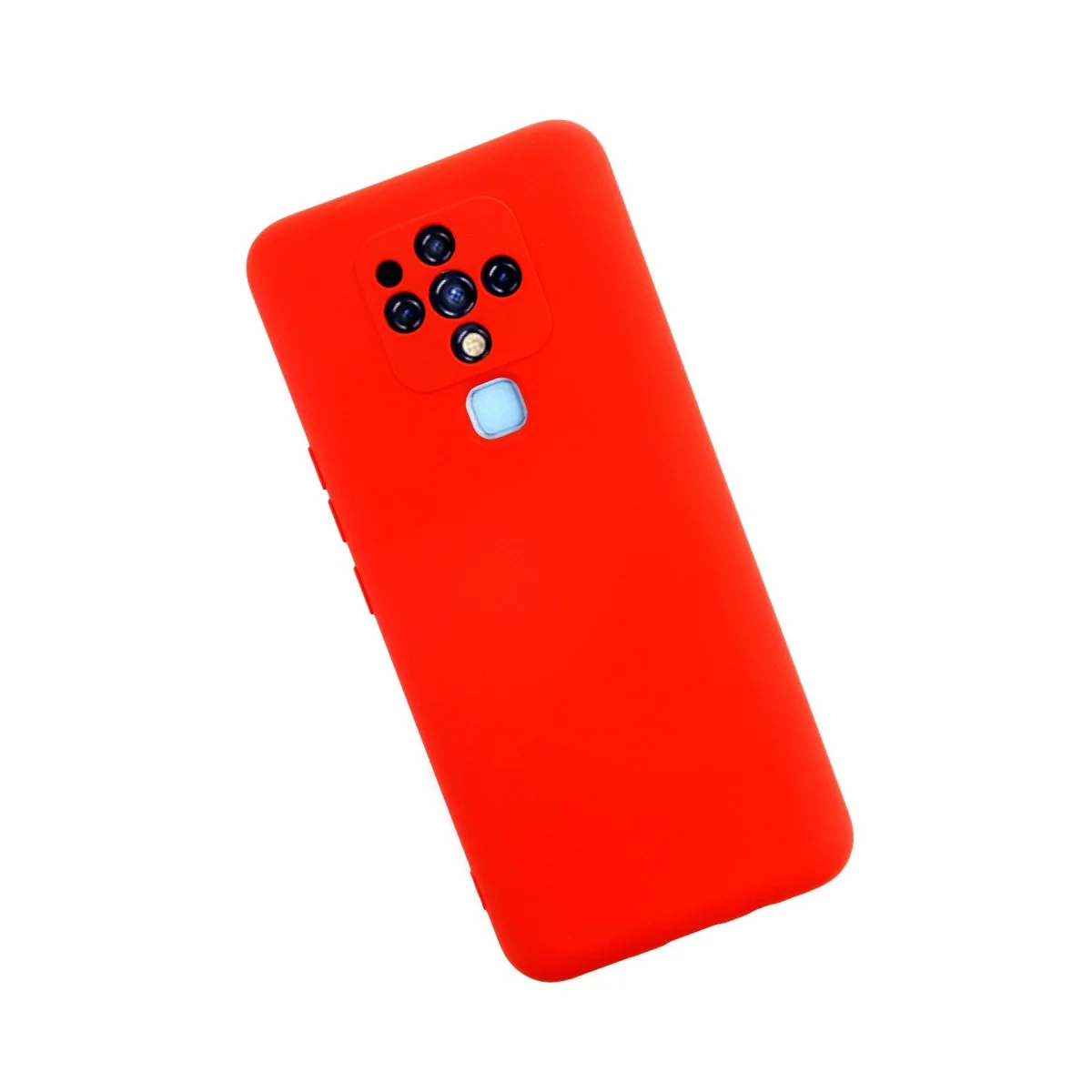 Tecno Camon 16 Kılıf Nano İçi Kadife Silikon - Kırmızı görsel 2