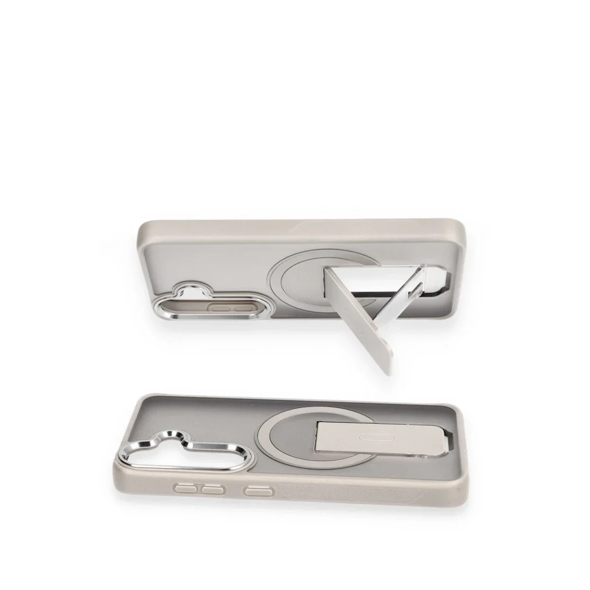 Samsung Galaxy S24 Tork Magsafe Standlı Kapak - Lila görsel 3