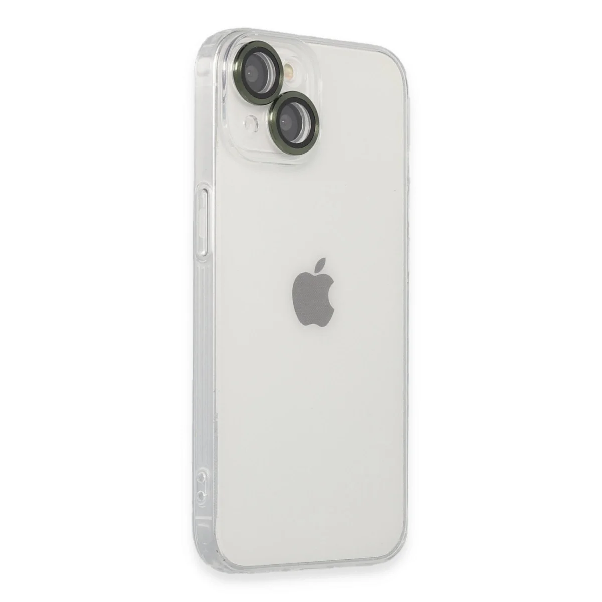 Apple İphone 14 Kılıf Luko Lens Silikon - Yeşil görsel 2