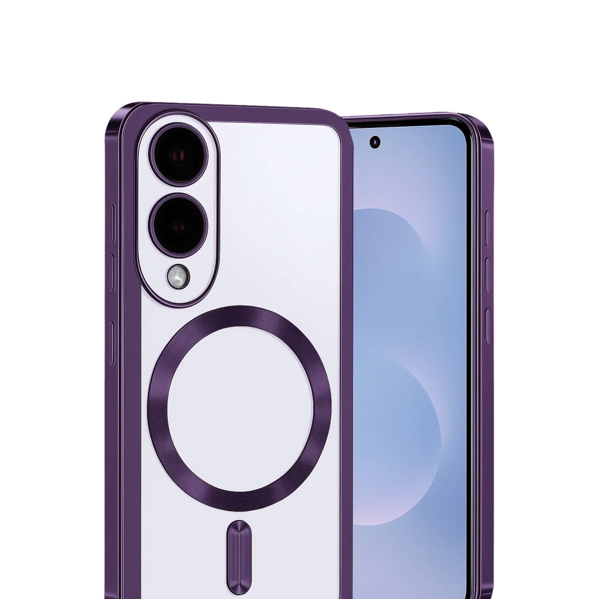 Samsung Galaxy S25 Edge Kross Magneticsafe Kapak - Mor görsel 2