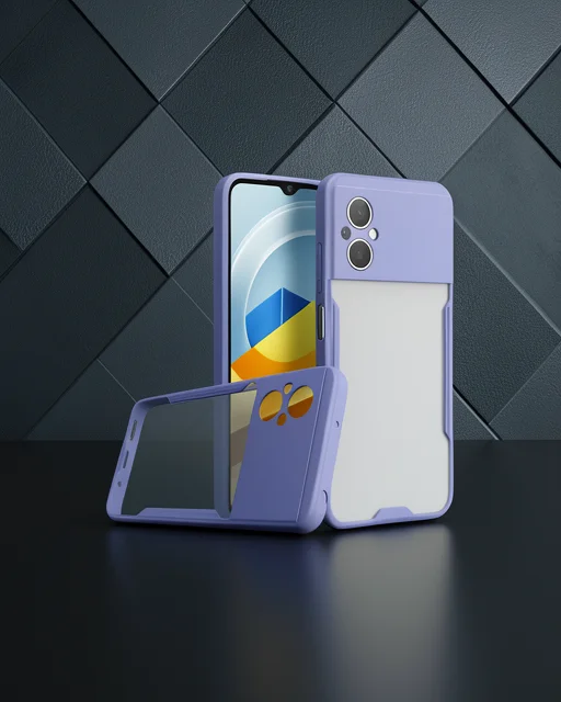 Xiaomi Poco M5 Kılıf Platin Silikon - Lila