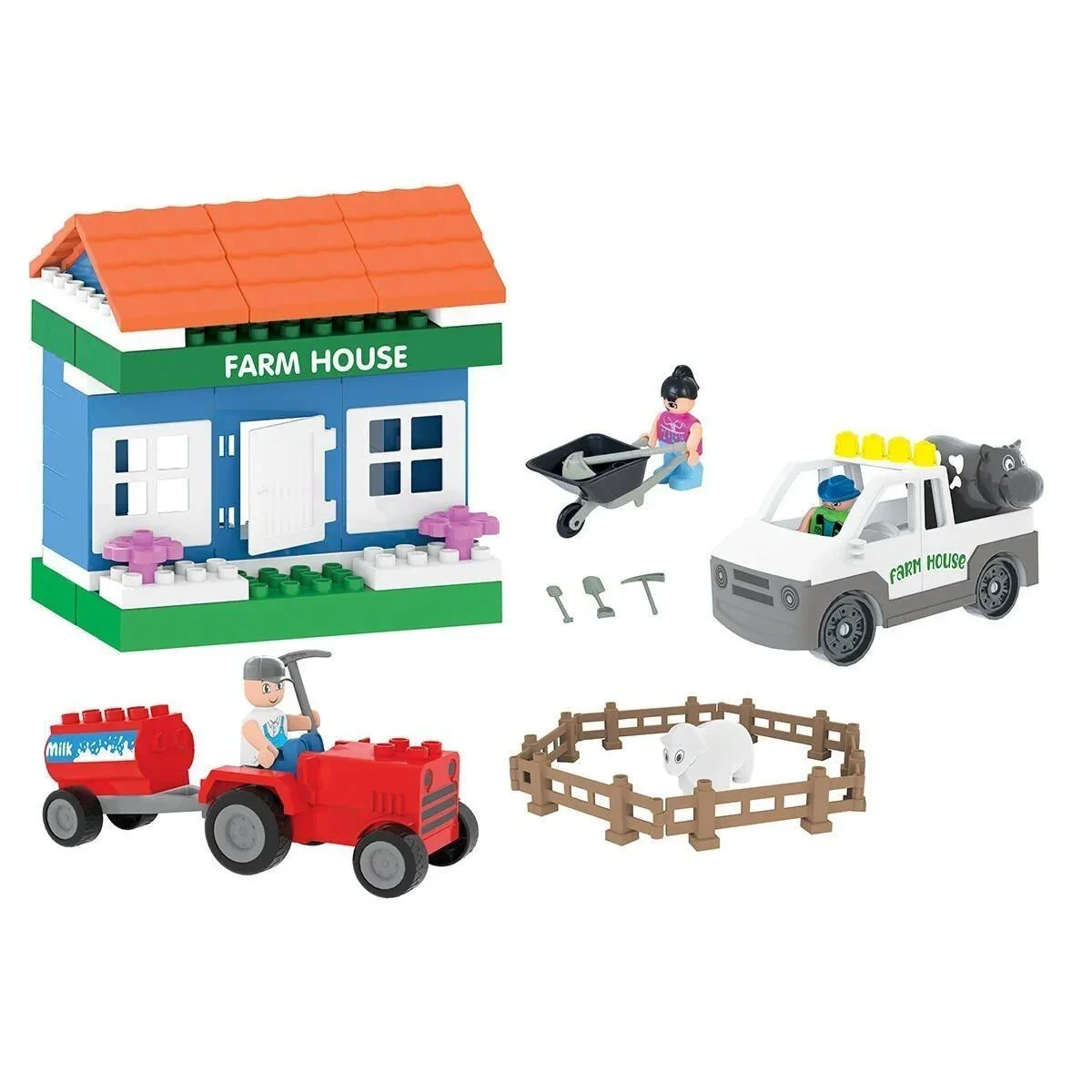 03 615 Double Blocks Çiftlik Seti -Pilsan görsel 2