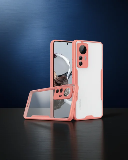 Xiaomi Mi 12t Kılıf Platin Silikon - Pembe