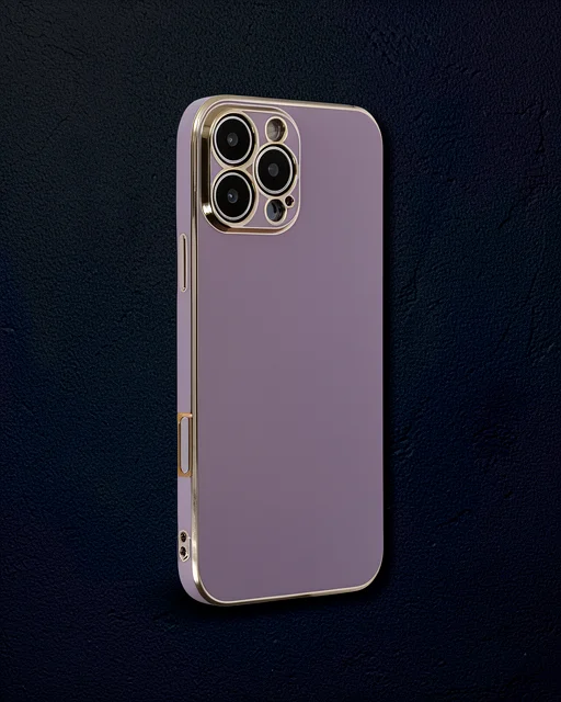 Apple İphone 16 Pro Kılıf Volet Silikon - Mor