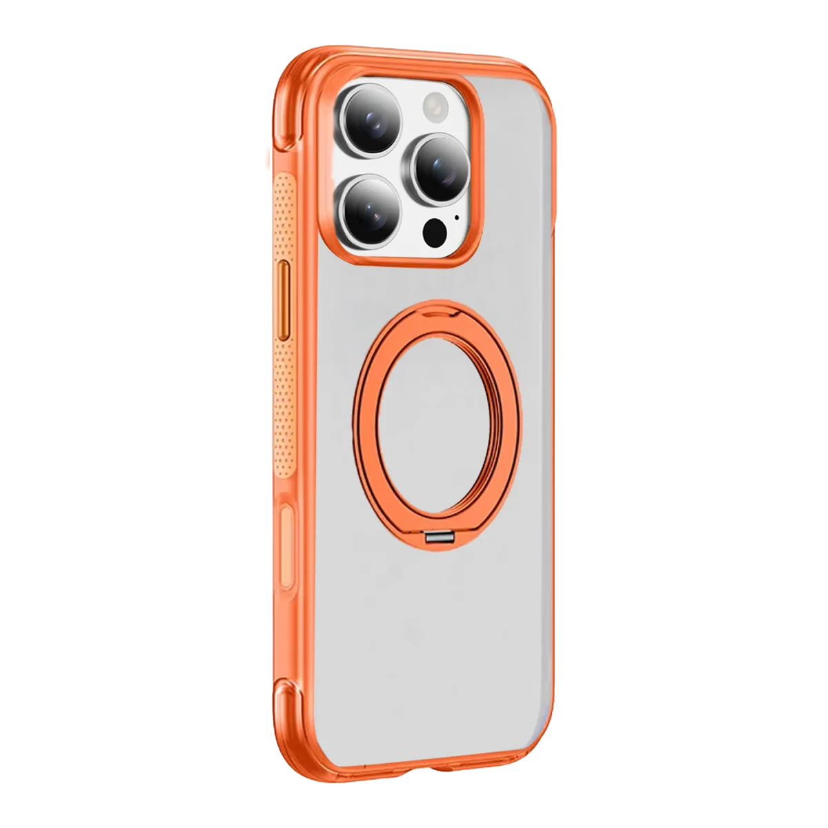 Joko Apple iPhone 16 Pro Max Airbag Ring Yüzüklü Magsafe Kapak - Turuncu