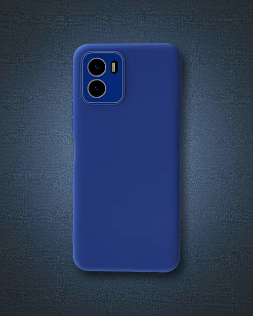 Vivo Y15s Kılıf Lansman Glass Kapak - Sky Blue