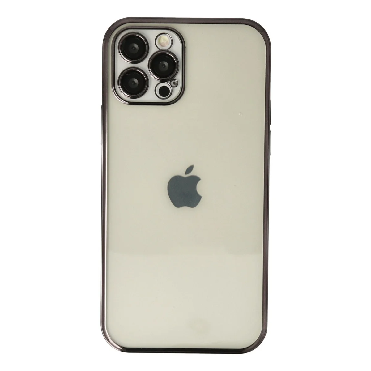 Apple İphone 12 Pro Kılıf Razer Lensli Silikon - Siyah