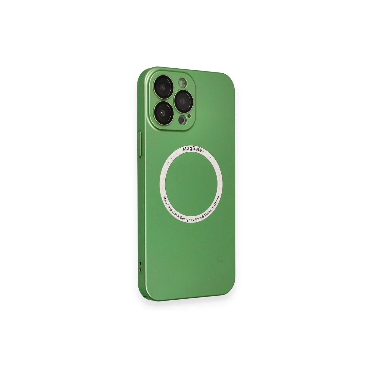 Apple İphone 13 Pro Kılıf Jack Magneticsafe Lens Silikon - Yeşil görsel 2