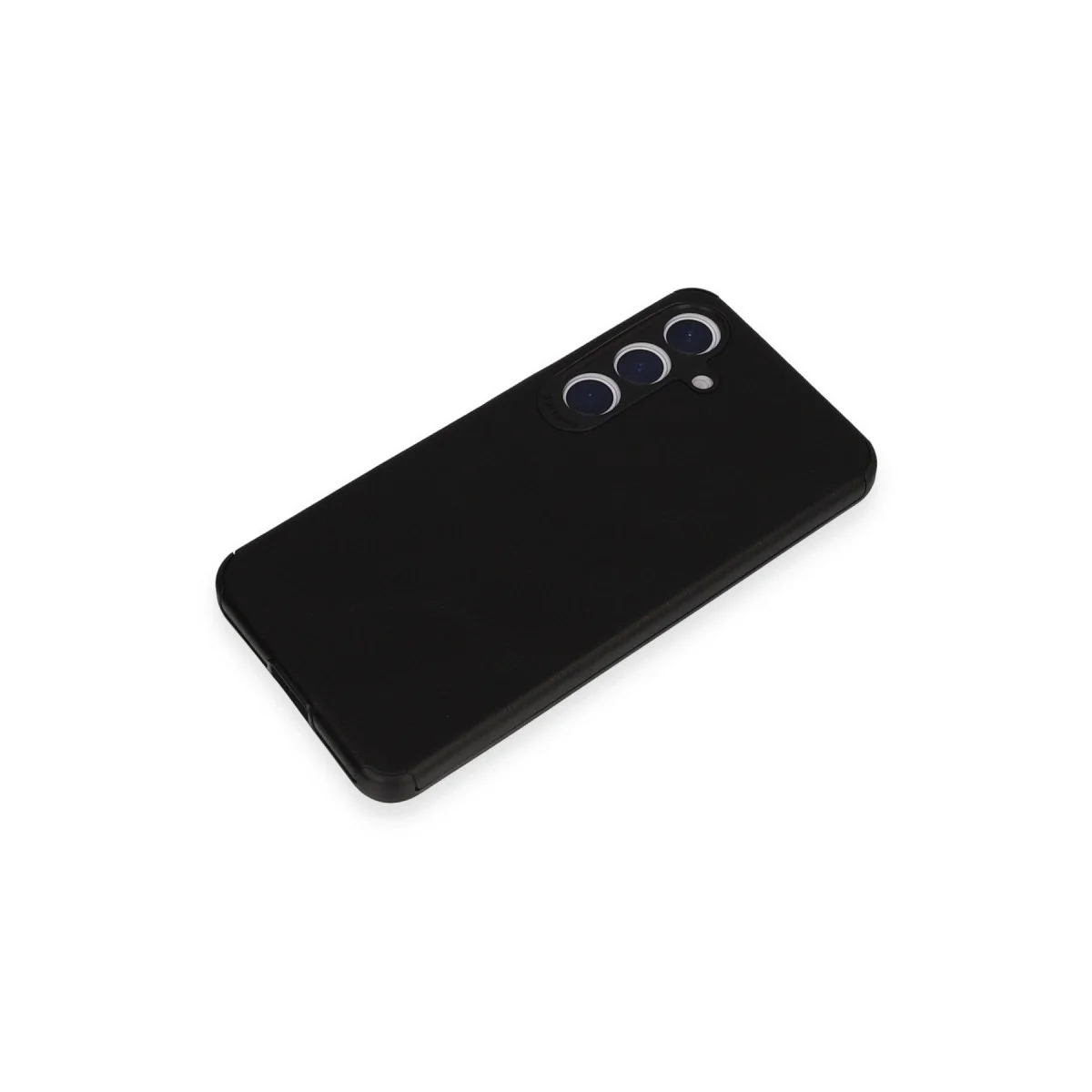 Samsung Galaxy S24 Kılıf Loop Deri Silikon - Siyah görsel 4