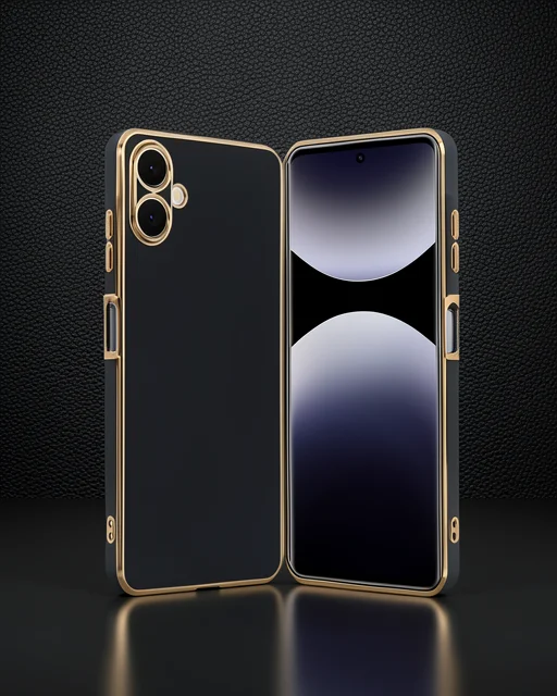 Samsung Galaxy A06 Kılıf Volet Silikon - Siyah