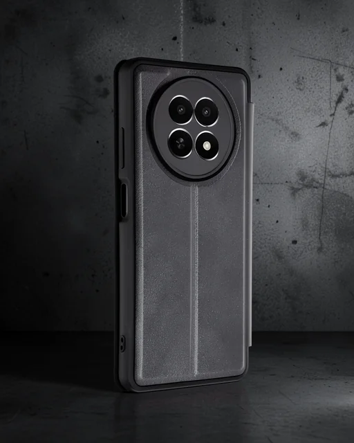 Realme 12 5g Kılıf Flip Cover - Siyah