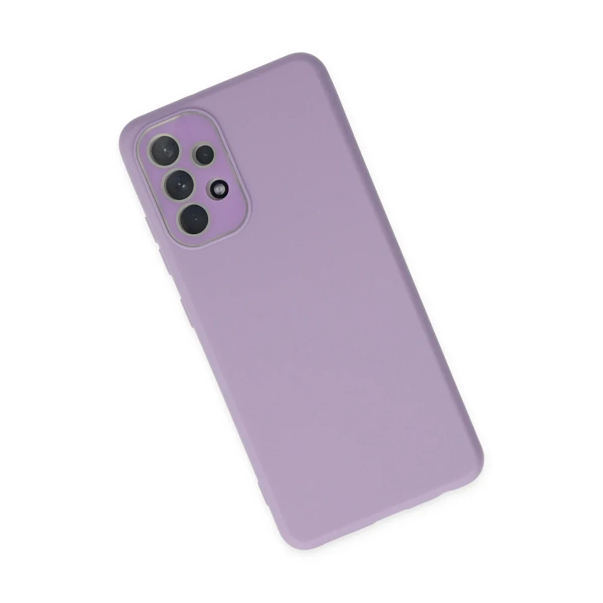 Samsung Galaxy A33 5G Kılıf Lansman Glass Kapak - Lila görsel 3