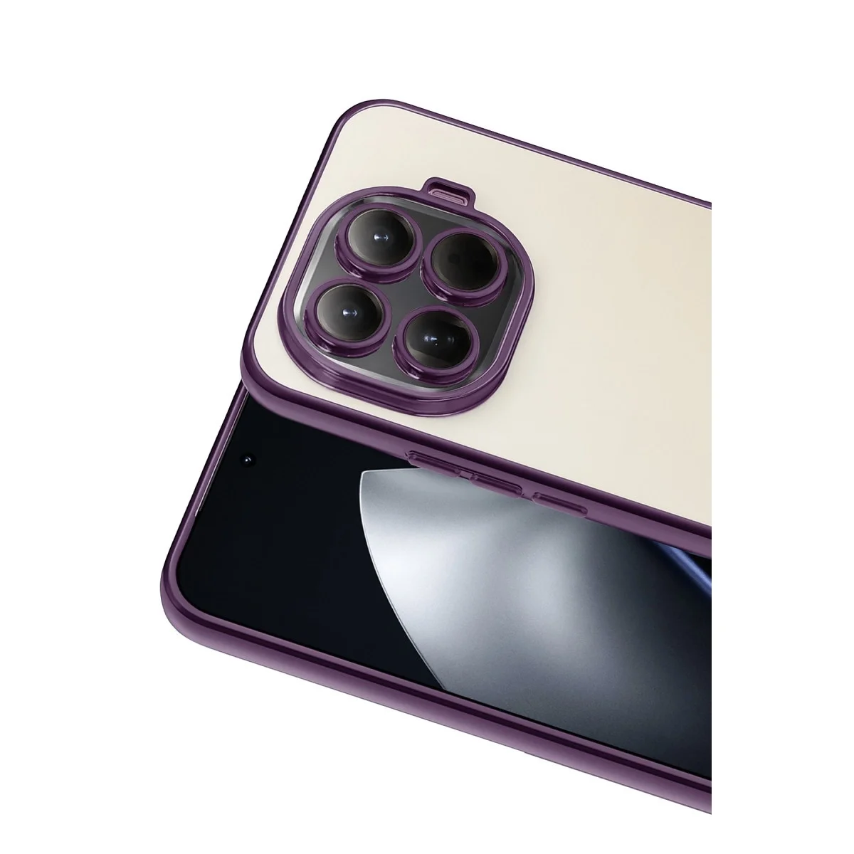 Xiaomi Mi 15t Pro Razer Lensli Silikon - Mor görsel 2