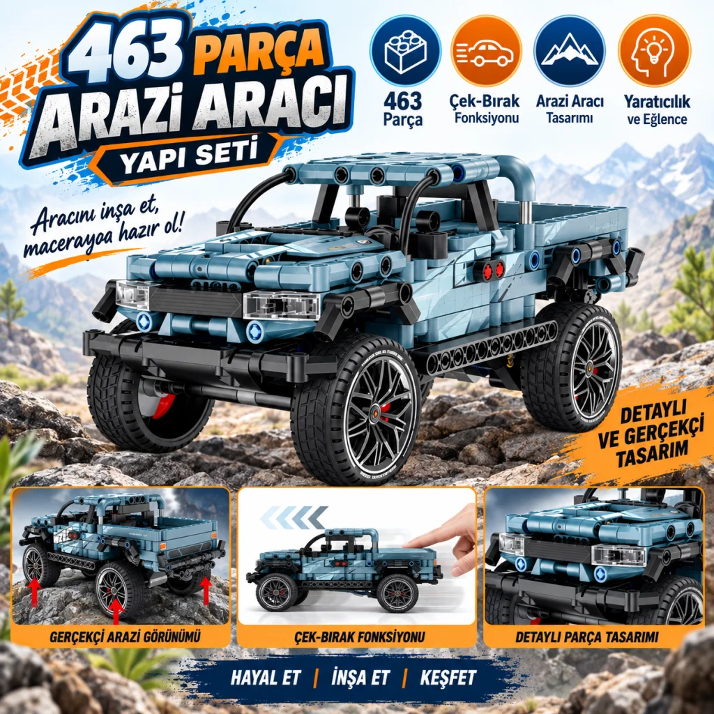 1005819 -arazi Aracı Pıck-up Gri Pb 463PRÇ görsel 4