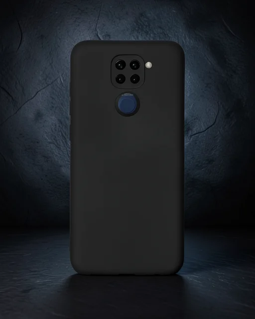 Xiaomi Redmi Note 9 Kılıf Nano İçi Kadife Silikon - Siyah